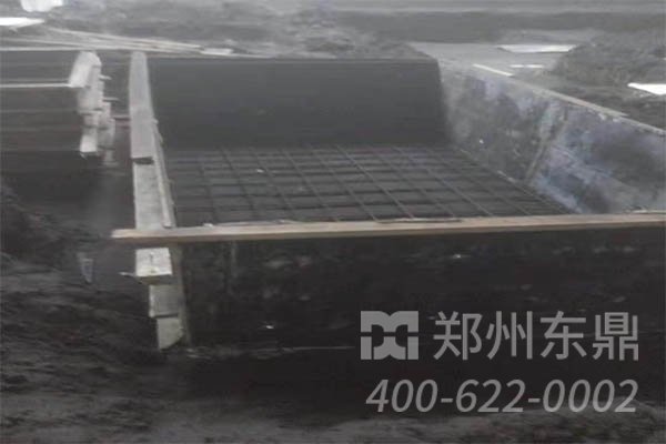 山西原平煤泥烘干機基礎建設現(xiàn)場