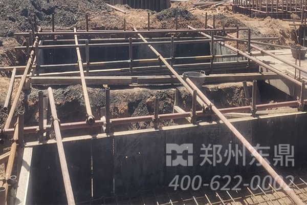 煤泥烘干機(jī)生產(chǎn)線(xiàn)土建施工現(xiàn)場(chǎng)