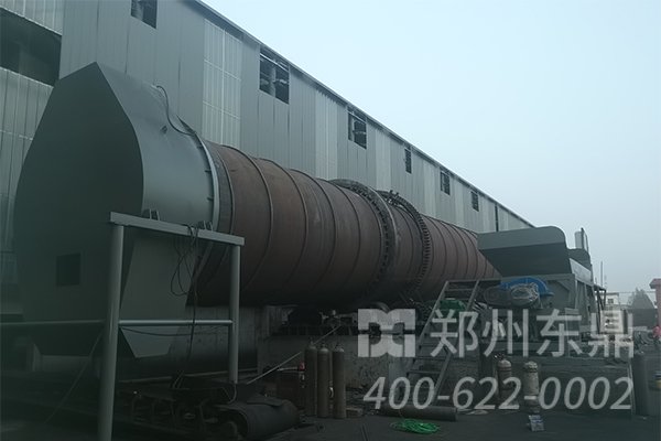 山西呂梁煤泥烘干機(jī)生產(chǎn)線安裝現(xiàn)場(chǎng)