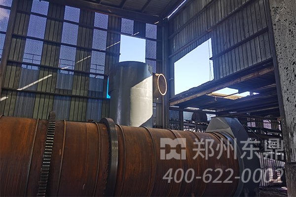 內(nèi)蒙古煤泥烘干機安裝施工現(xiàn)場