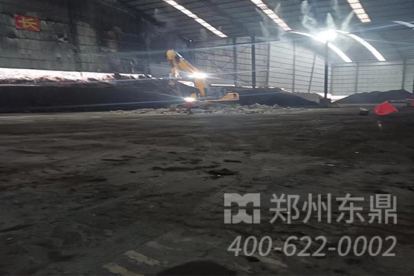 陜西咸陽煤泥烘干機(jī)基礎(chǔ)建設(shè)現(xiàn)場(chǎng)
